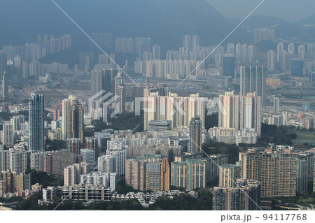 the city scape of kowloon peninsula, Hong Kong 22 April 2011 the city scape of kowloon peninsula, Hong Kong 22 April 2011 94117768