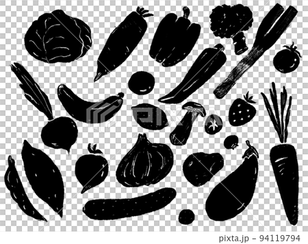 Monochrome vegetables Monochrome vegetables 94119794