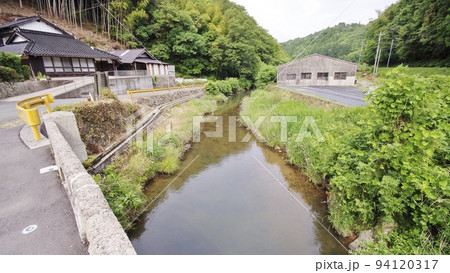 夏の萩木間集落 夏の萩木間集落 94120317
