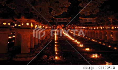 萩市大照院の盆迎え火イベント 94120518