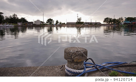 夏の日本海と萩大井漁港 夏の日本海と萩大井漁港 94120714