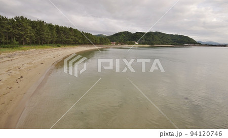 夏の日本海と萩大井漁港 夏の日本海と萩大井漁港 94120746