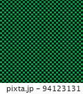 緑と黒の市松模様、背景素材 94123131