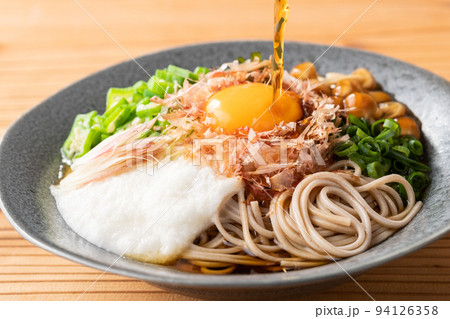 夏のとろろぶっかけ蕎麦 夏のとろろぶっかけ蕎麦 94126358