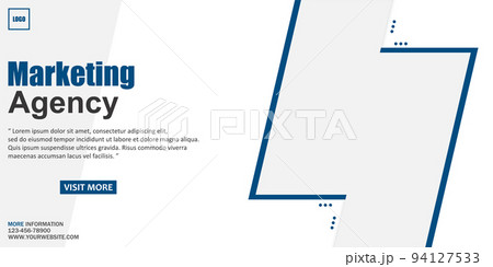 Business concept banner template, Business Teamwork corporate. 94127533