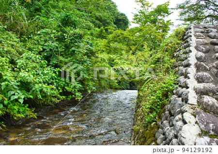 富山県魚津市北山地区の河川や里山の様子など 94129192