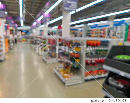 Abstract blur background of discount store for construction home Abstract blur background of discount store for construction home 94130143