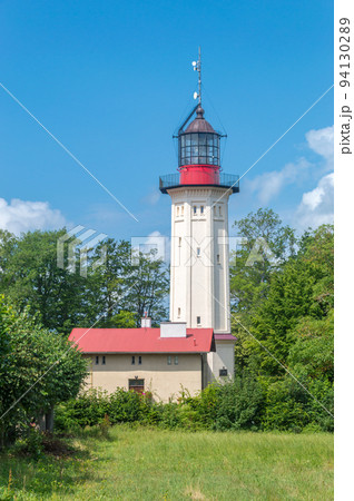 Baltic Sea lighthouse II in Rozewie village in Poland. Baltic Sea lighthouse II in Rozewie village in Poland. 94130289