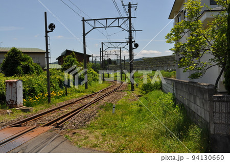 弘南鉄道大鰐線 義塾高校前駅付近 弘南鉄道大鰐線 義塾高校前駅付近 94130660