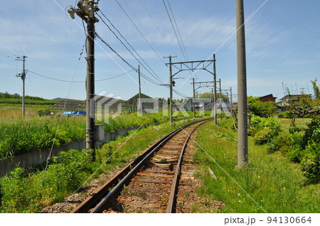 弘南鉄道大鰐線　義塾高校前駅付近 94130664