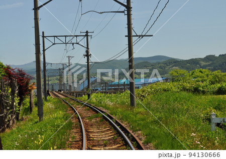 弘南鉄道大鰐線 義塾高校前駅付近 弘南鉄道大鰐線 義塾高校前駅付近 94130666