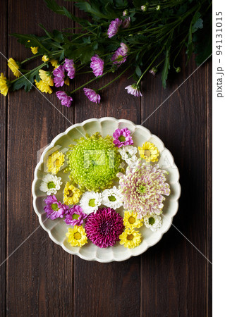 花手水　菊の花 94131015