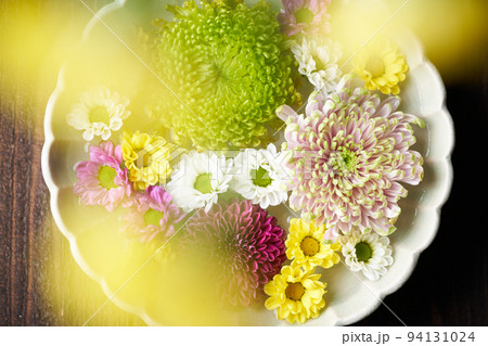 花手水　菊の花 94131024