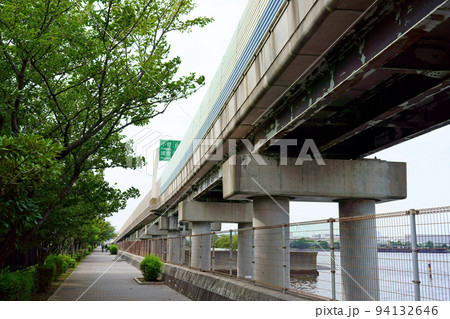 運用を停止している羽田可動橋の進入ルート 運用を停止している羽田可動橋の進入ルート 94132646