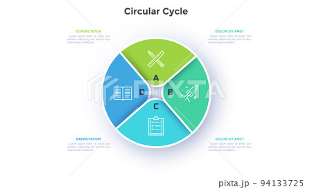 Modern Infographic Vector Template 94133725