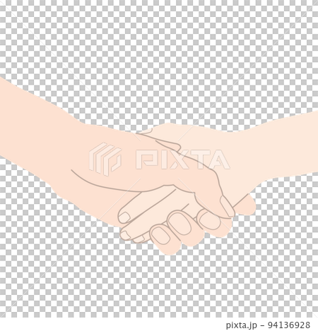 Parent and child shaking hands 2 Parent and child shaking hands 2 94136928