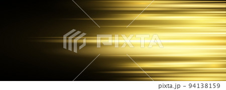 Abstract modern wide background with glowing high-speed and movement lights effect. 94138159