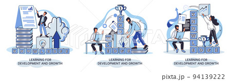 Learning for development and growth....のイラスト素材 [94139222] - PIXTA