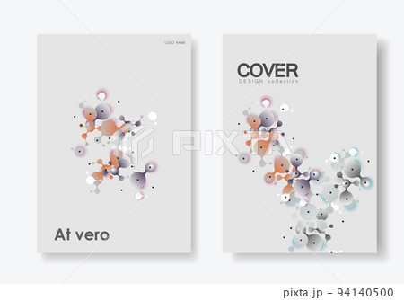 Vector abstract background. Molecular medical atom design. Science medicine illustration concept Vector abstract background. Molecular medical atom design. Science medicine illustration concept 94140500
