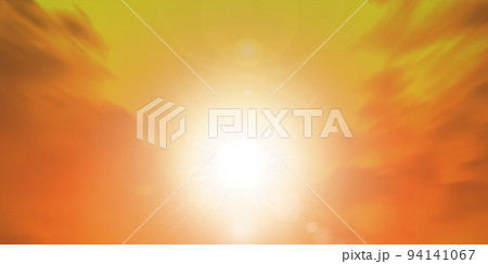 太陽　風景　背景素材 94141067