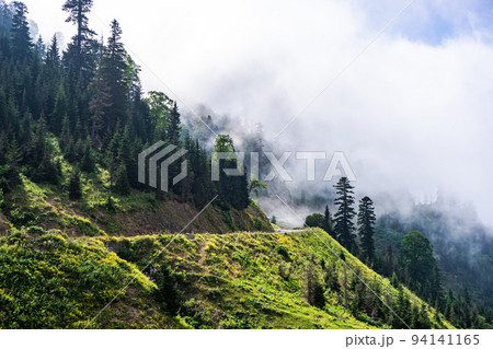 Caucasus mountain in georgian region Guria Caucasus mountain in georgian region Guria 94141165