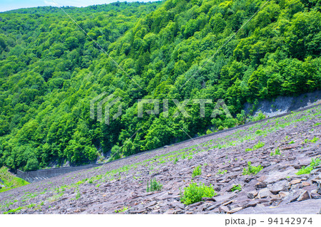 玉原ダム 玉原湖 天羽からの風景 初夏の季節 玉原ダム 玉原湖 天羽からの風景 初夏の季節 94142974