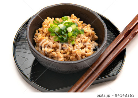 和食、ひきわり納豆ご飯 和食、ひきわり納豆ご飯 94143365