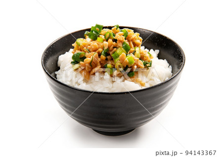 和食、ひきわり納豆ご飯 94143367