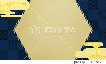 市松模様の和風背景 94148478