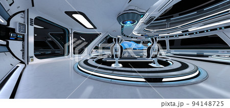 宇宙船内の検査室 宇宙船内の検査室 94148725