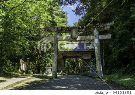 倭文神社 　鳥居　鳥取県湯梨浜町 94151301