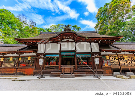 京都　京都市左京区にある 賀茂御祖神社（下鴨神社）河合神社 94153008