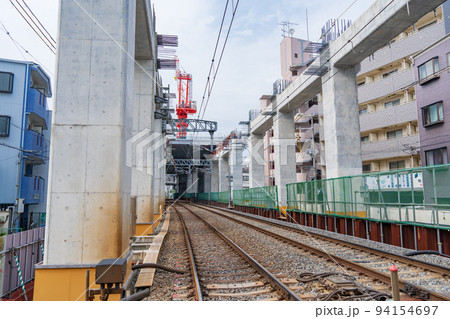 大阪府　阪急線の連続立体交差工事 94154697