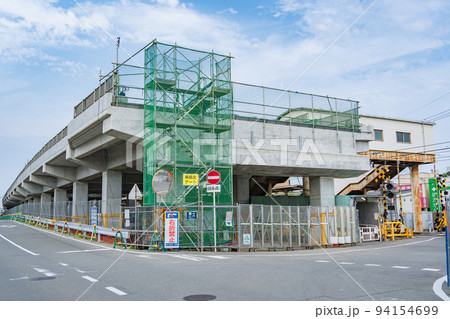 大阪府　阪急線の連続立体交差工事 94154699