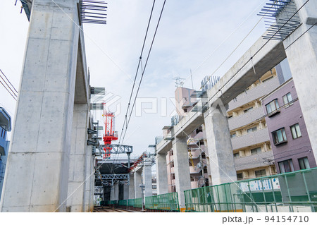 大阪府　阪急線の連続立体交差工事 94154710