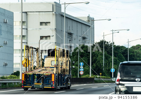 日本の交通　特殊車両　ロジスティクス 94155386