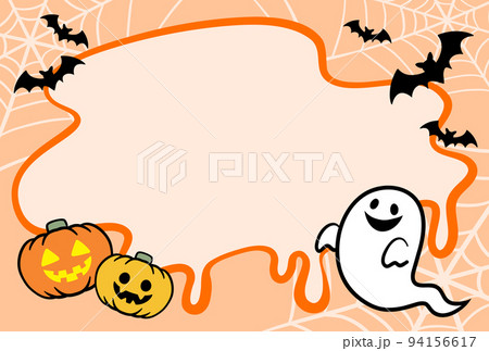 ハロウィンのメッセージカードのイラスト素材 [94156617] - PIXTA