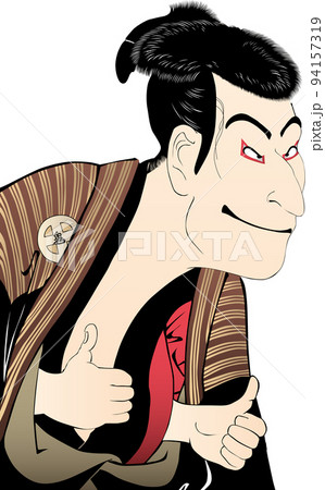 三世大谷鬼次の奴江戸兵衛 大喜び 三世大谷鬼次の奴江戸兵衛 大喜び 94157319