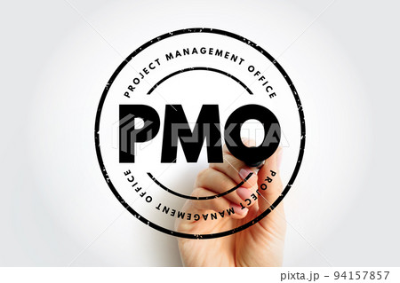 PMO Project Management Office - department that defines, maintains and ensures project management standards across an organization, acronym text stamp concept background PMO Project Management Office - department that defines, maintains and ensures project management standards across an organization, acronym text stamp concept background 94157857
