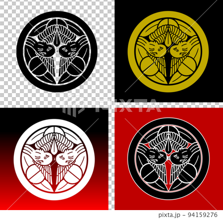 Uesugi Kenshin bamboo and flying sparrow family crest 94159276