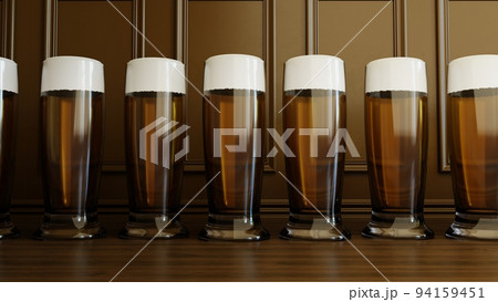 3D illustration Background for advertising and wallpaper in festival and beer celebrate scene. 3D rendering in decorative concept. 94159451