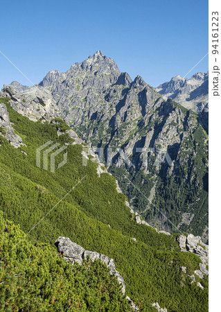 High Tatras scenery from Slavkov lookout, High Tatras, Slovakia 94161223