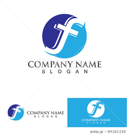 F Logo and symbol vector icon 94161330
