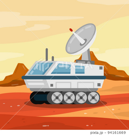 Rover. Space vehicle. Colonization of Mars 94161669