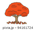 紅葉した木のイラスト 94161724
