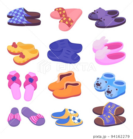 shoes under the bed clipart