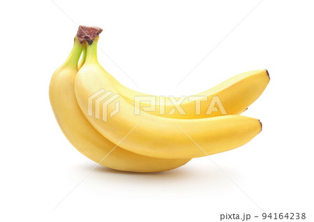 Fresh bananas isolated on white. Fresh bananas isolated on white. 94164238