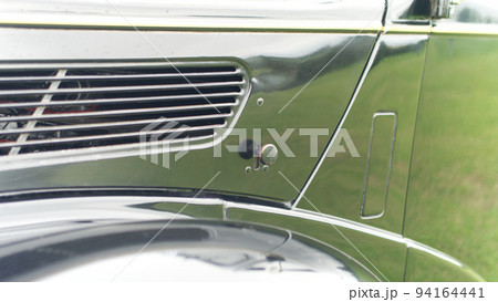 Close up sections of amazing retro style American cars Close up sections of amazing retro style American cars 94164441