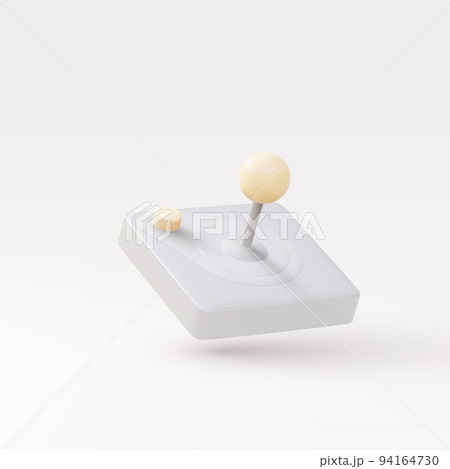 3d white old Realistic gamepad. Vector illustration. 3d white old Realistic gamepad. Vector illustration. 94164730
