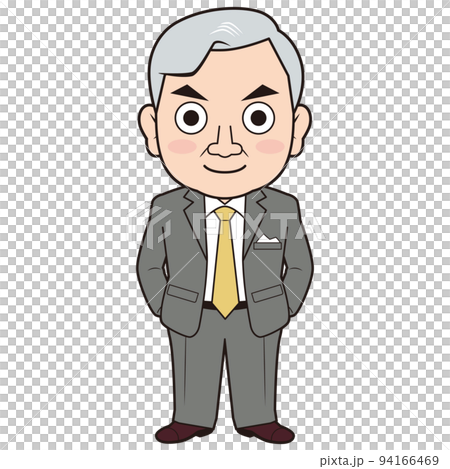 ポケットに手を入れている男性社長 ポケットに手を入れている男性社長 94166469